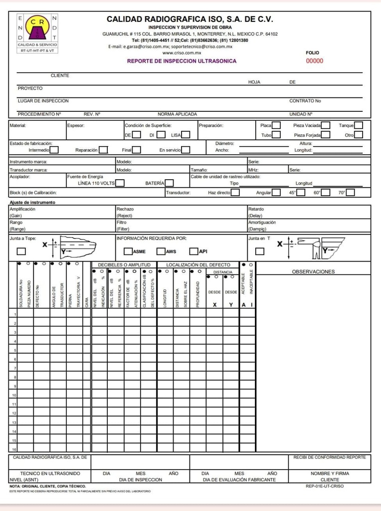 Formatos carta impresos a 3 tintas, 1 auto copia c/1000